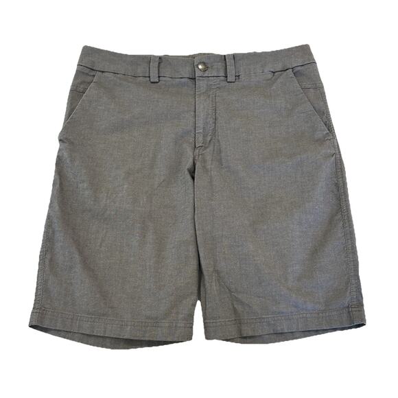 Lululemon Mens Shorts The Works Quick Oxford Size 32 Gray Inseam 11” - Picture 1 of 5